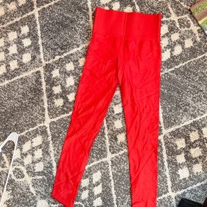 Carbon38 Vibrant Red Kids Leggings